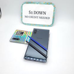 Samsung Galaxy Note 10 Plus - 90 DAY WARRANTY - $1 DOWN - NO CREDIT NEEDED 