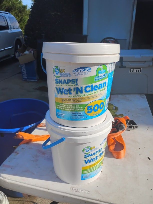 Snaps Wet N' Clean 500 Wipes ( Make Your Own) 