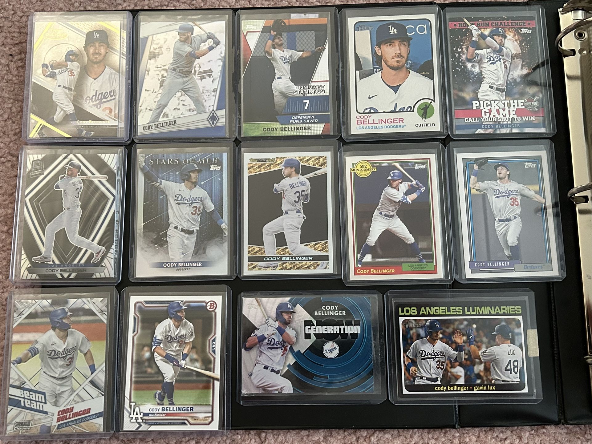 Dodgers Cody Bellinger (14) card lot
