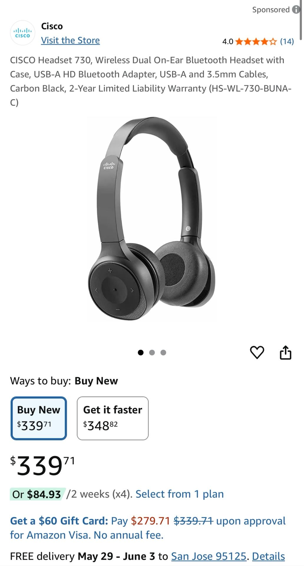 Cisco Bluetooth Headsets 730