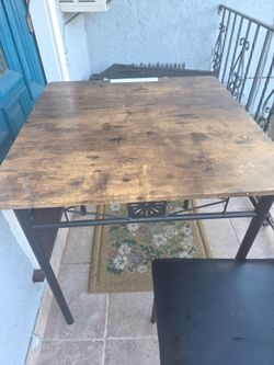 Small table and chair