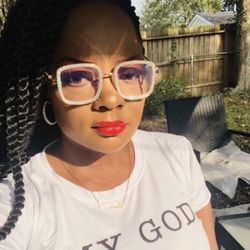 Rhinestone Square Glasses $20