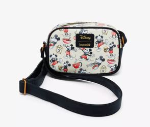 Loungefly- Disney Mickey Mouse Poses Crossbody Bag