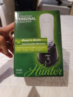 Hunter Fan Ultrasonic Personal Humidifier 31017