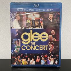 Glee The Concert Blu Ray DVD 2 Disc Combo Pack New Sealed Movie 2011