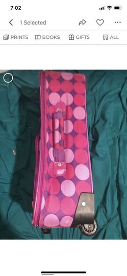 Polka Dotted Suitcase 