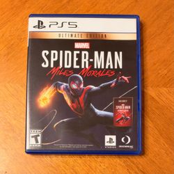 Spider-Man Miles Morales Ultimate Edition PS5 - Disc & Case
