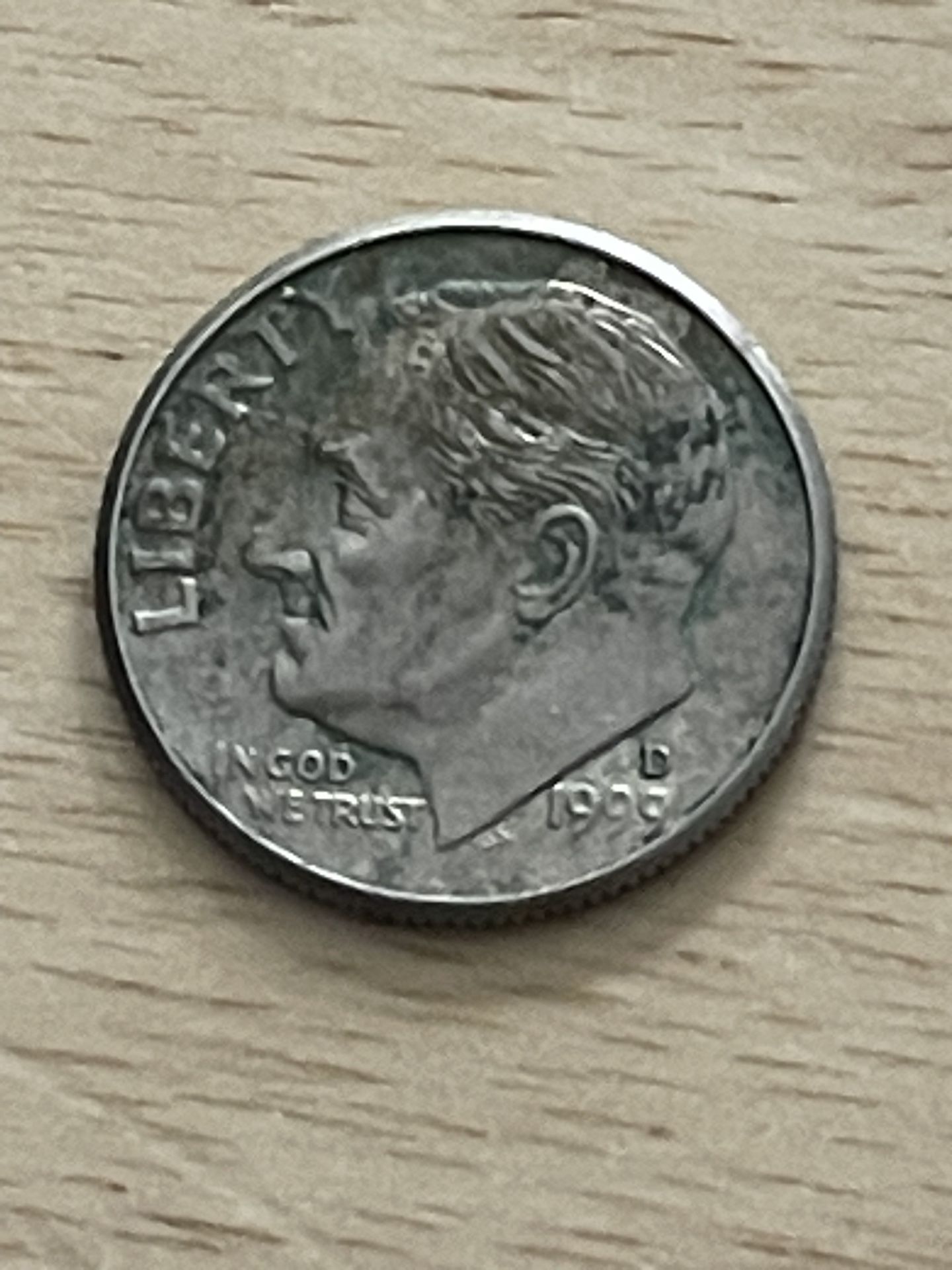 1999 D Stamp Dime
