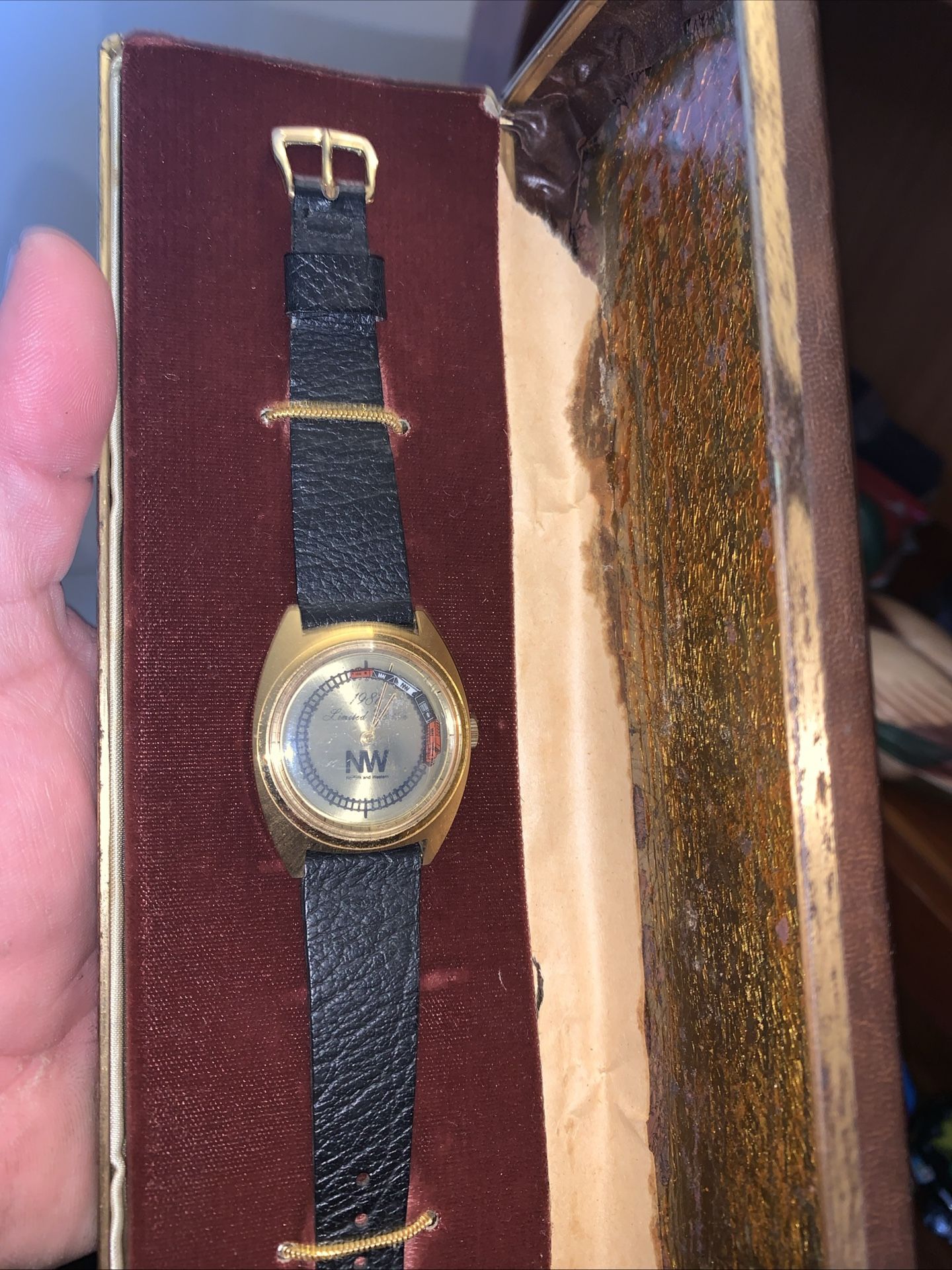 Collectible Railroad Watch Norfolk, western,All Products : American Fashion Style Bags On Sale