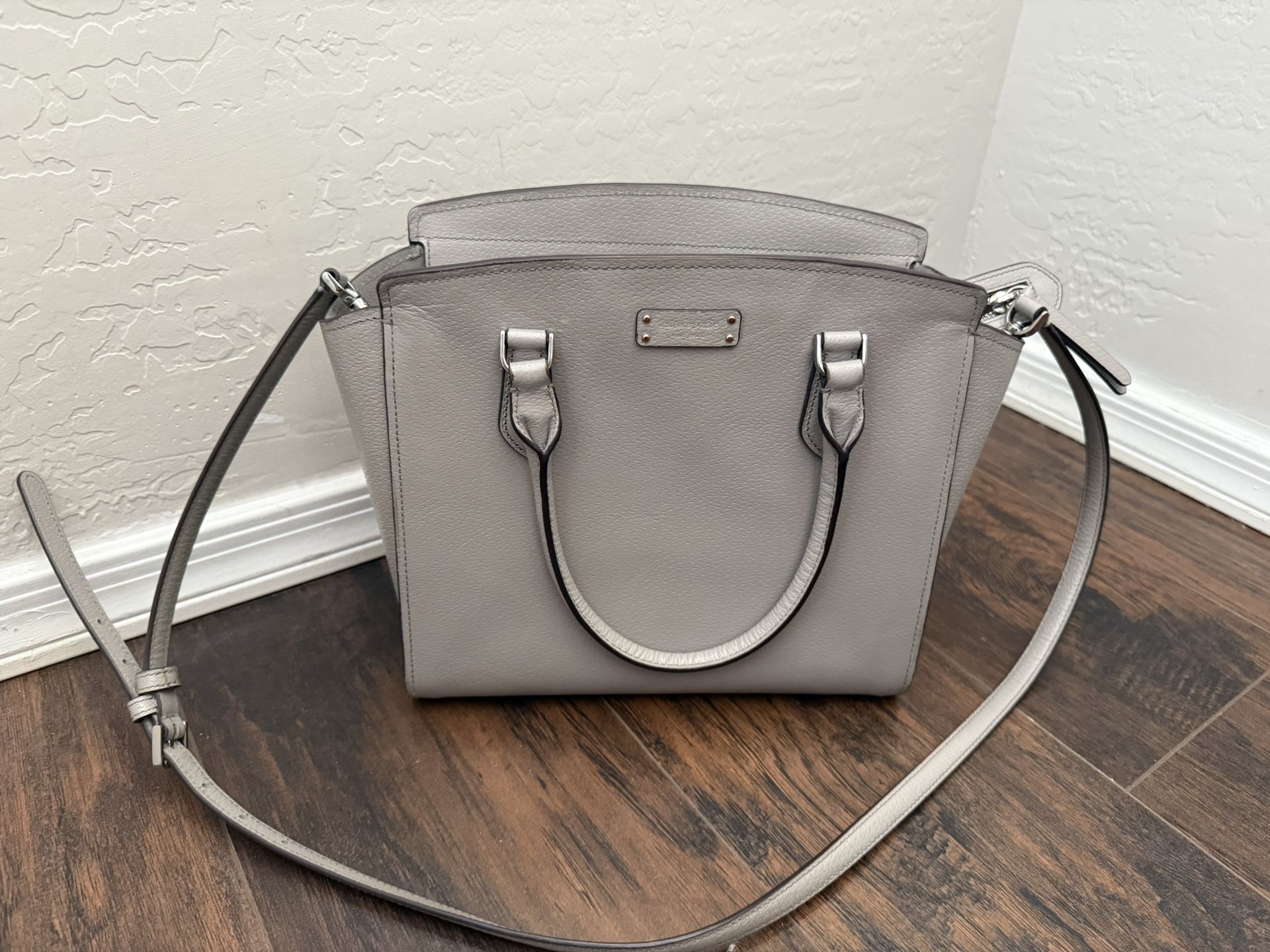 Kate Spade Light Gray Handbag