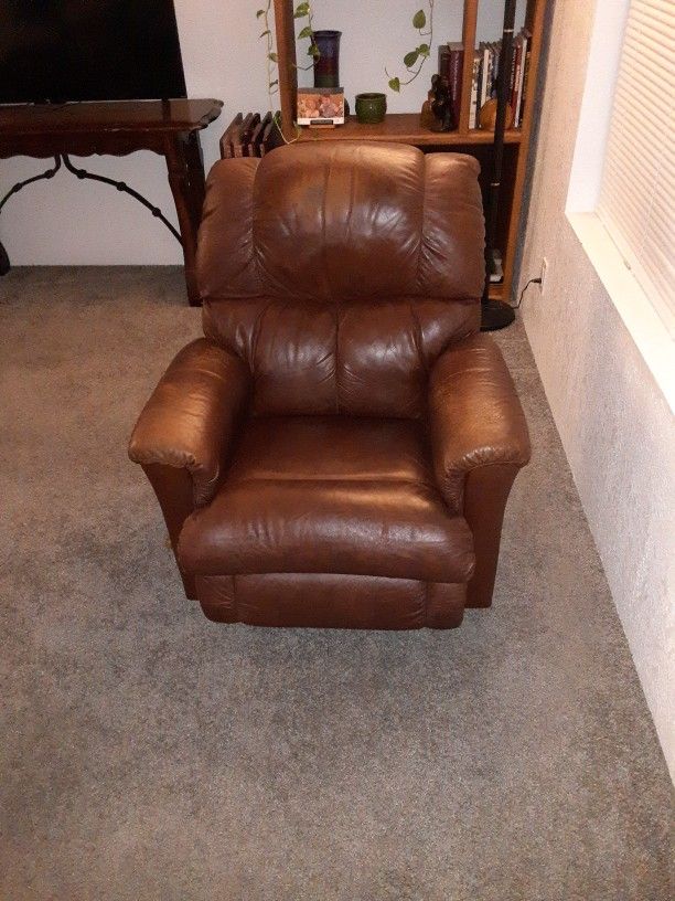 Lazyboy Leather Recliner (Maybe Faux Leather)