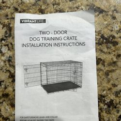 LARGE DOG CRATE