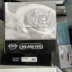 Tundra truck  (2) rotors (4)pads with hardware