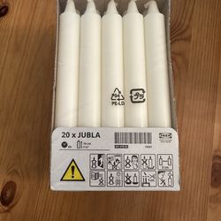 Candlesticks 7.5” White IKEA