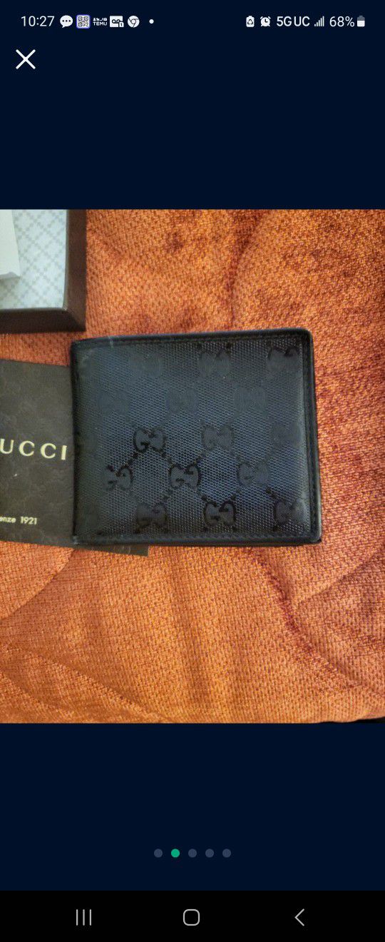 Gucci  Wallet With Recipt  And Box