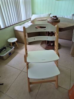Ezebaby transitional wood high chair