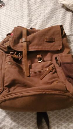 Brown backpack