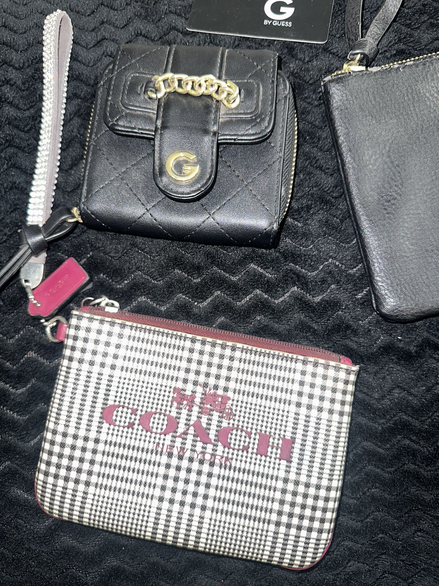 3 Old Vintage Wallets Coach Guess Steve Madden Women