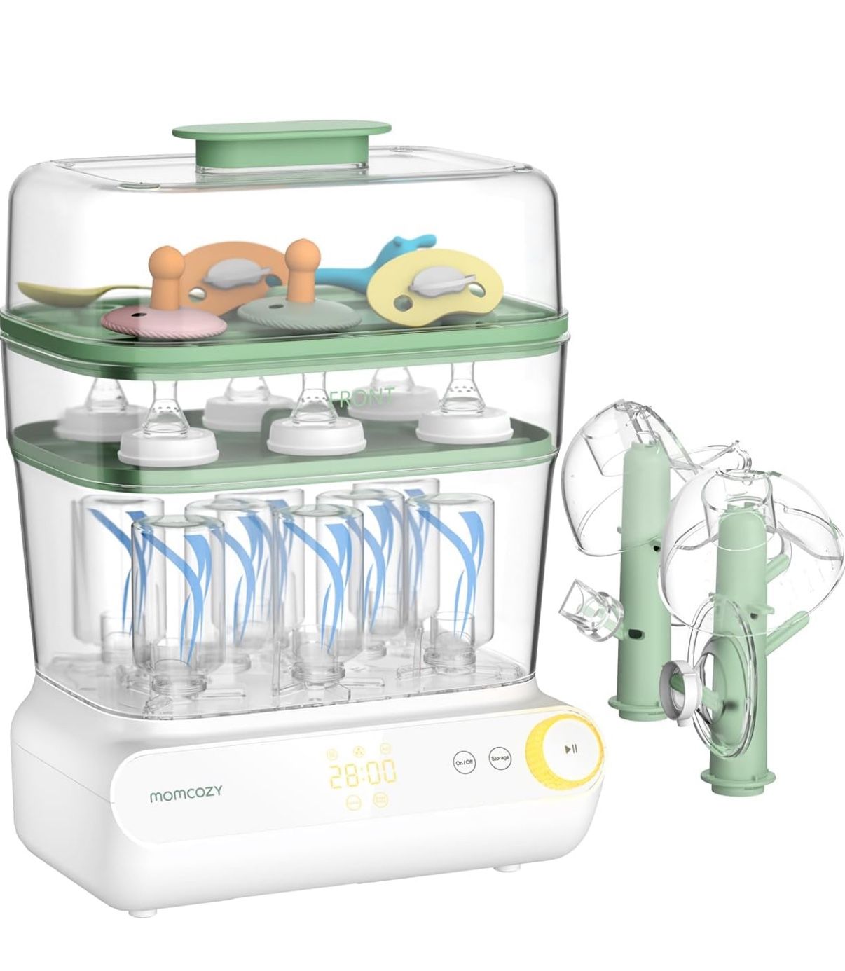 Momcozy 3 Layers Large Bottle Sterilizer and Dryer