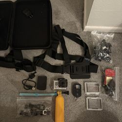 GoPro Hero 3 with Attachments 