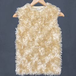 Prada Mohair Vest Fur Wool Shearling Sweater Pullover