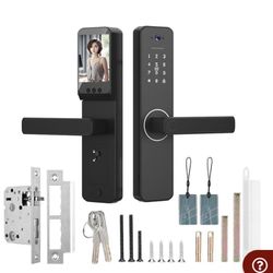 Smart Door Lock With Built In 120^ Camera