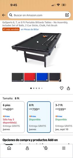 Pool table