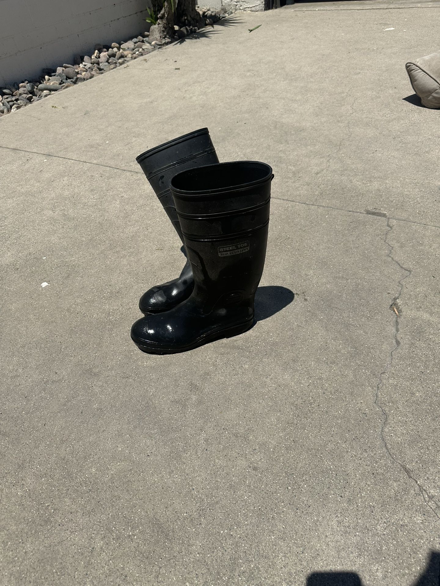 Steel Toe Rain  Boots