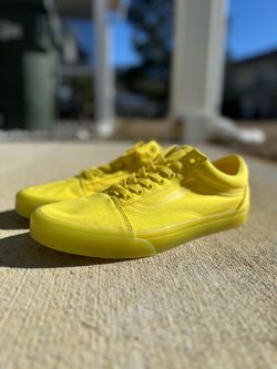 Vans Old Skool Translucent Mono Yellow - Men’s 11