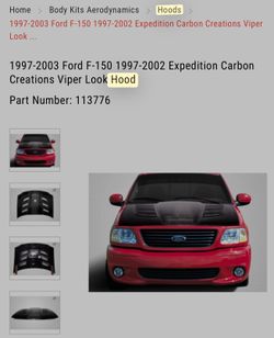 Truck hood