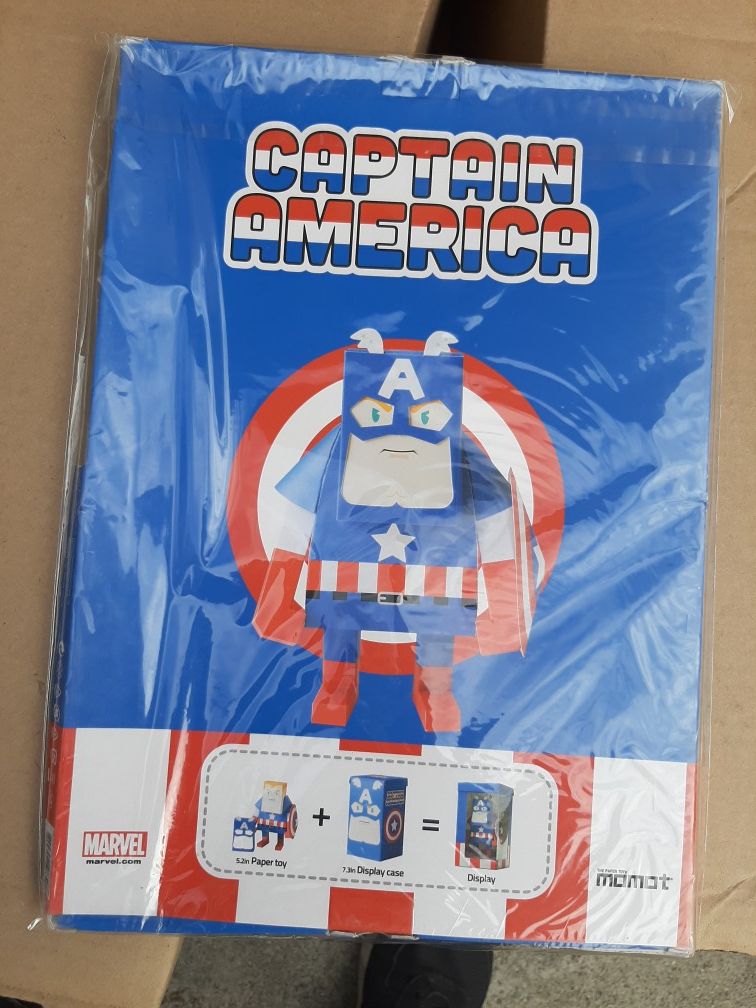 Marvel's Captain America paper toy