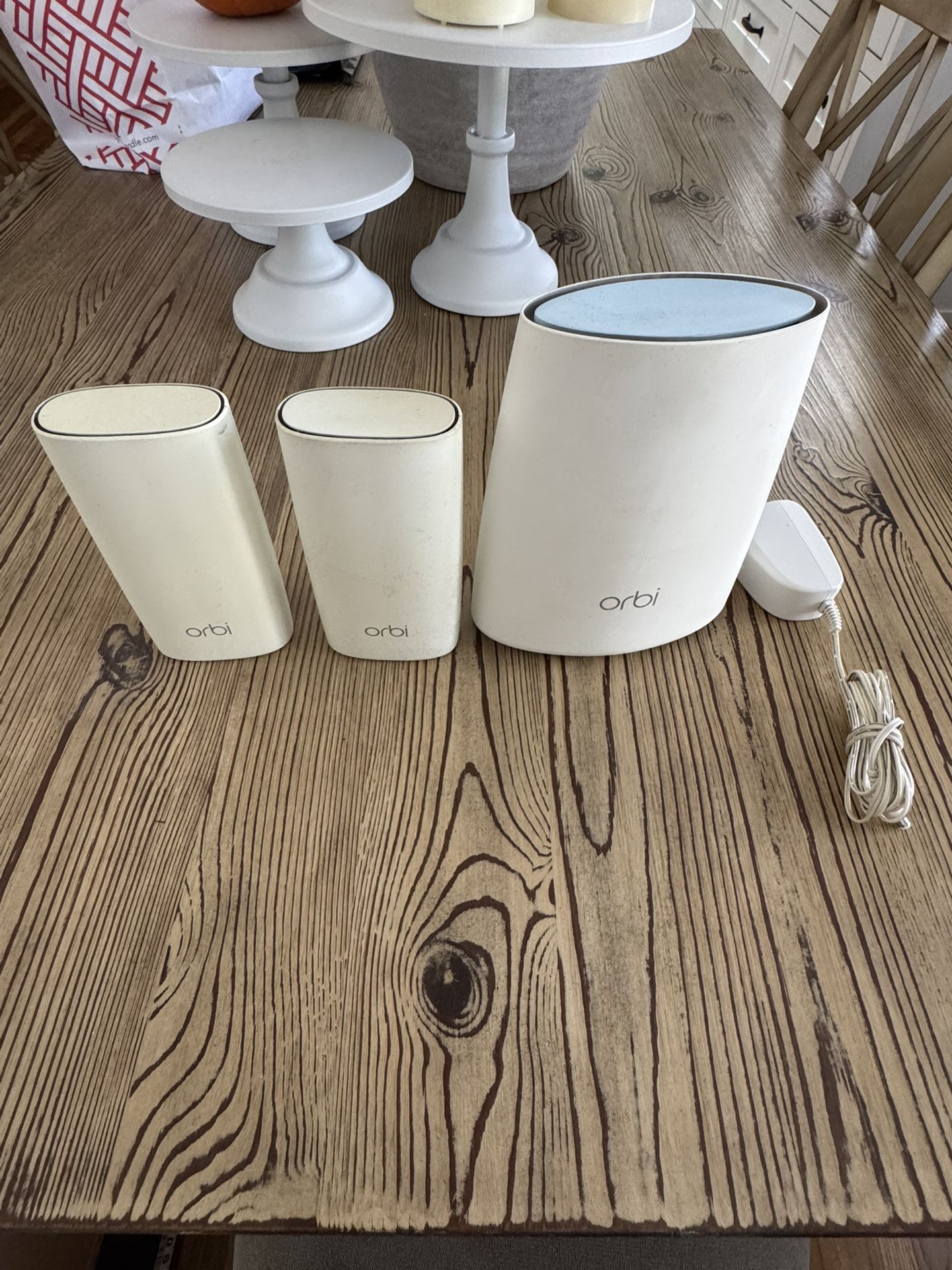Netgear Orbi Wi-Fi Router RBR40 With Two RBW30 Satellites