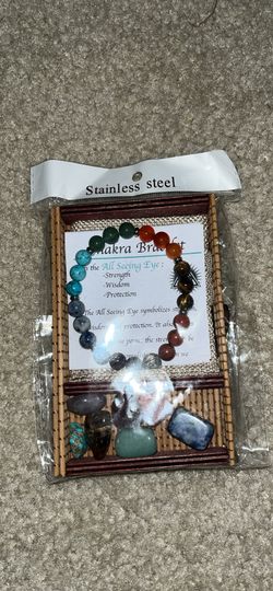 Chakra Bracelet and Crystal set