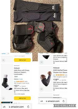 Ankle Support And Pad Sleeves Set ( Used Once)