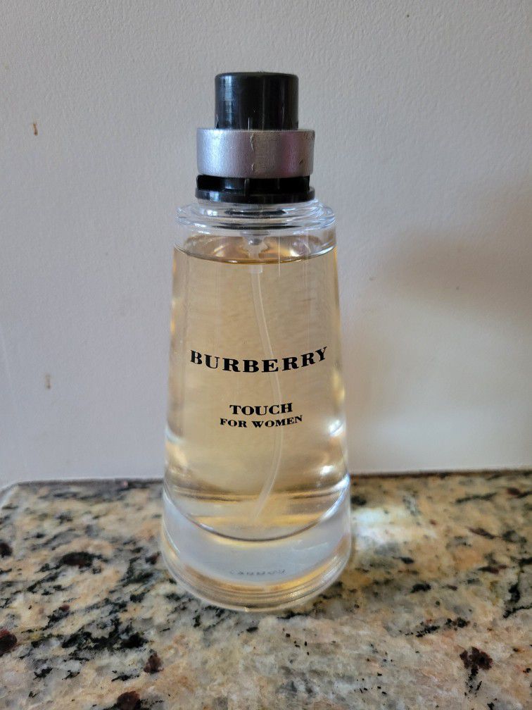 Burberry Touch For Women Perfume 3.3 Oz Glass Spray Bottle. Very Little Used.