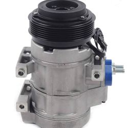 Air Conditioner AC Compressor with Clutch Compatible with 2011 2012 2013 2014 2015 20116 For Ford F-250 Super Duty,F-350 Super Duty,F-450 Super Duty,F