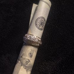 Womens Diamond VVS Wedding Ring 