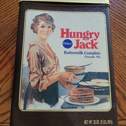 Vintage Philsbury Hungry Jack Pancake Tin

