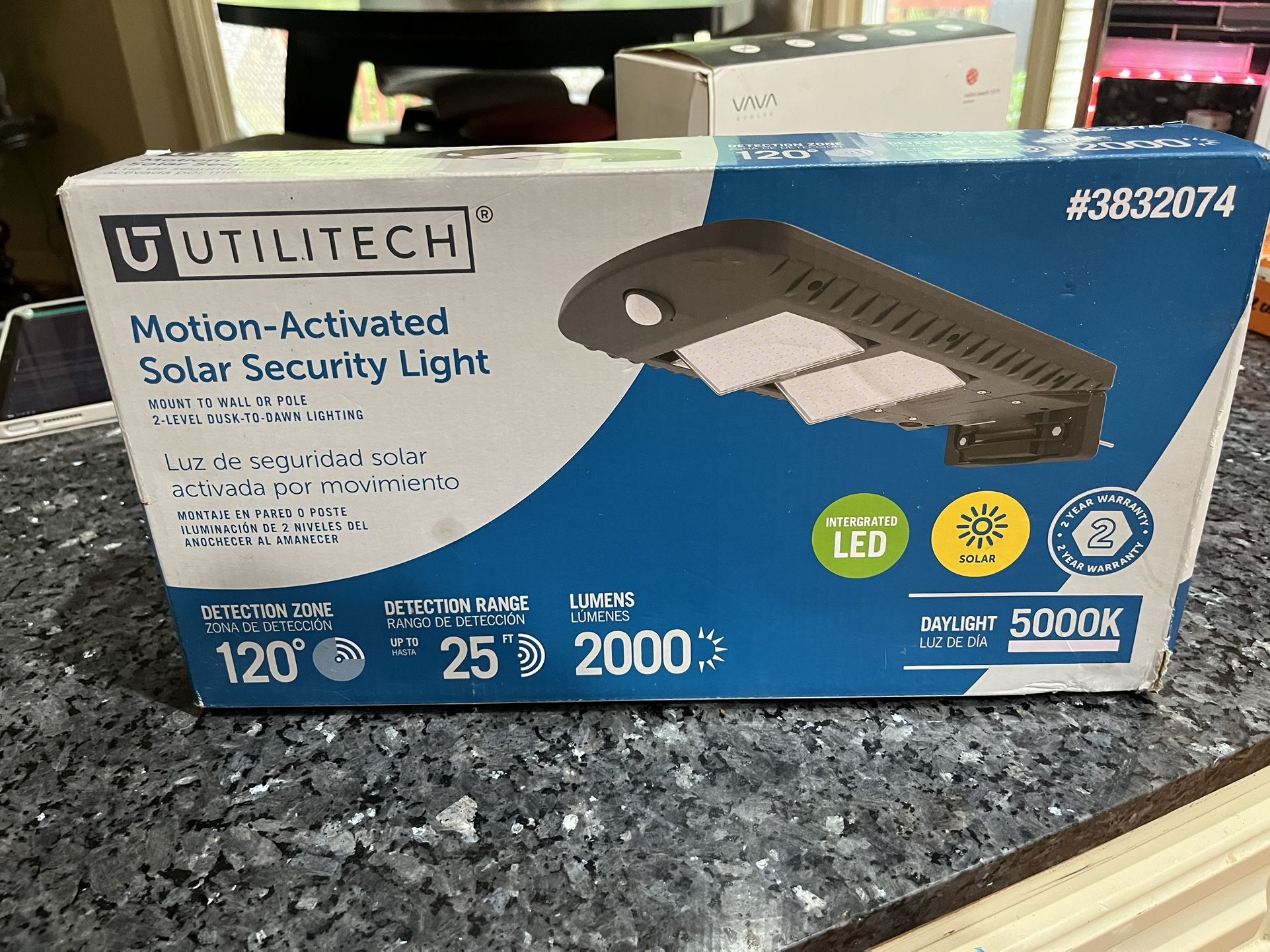 Utilitech Motion Activated Solar Security Light