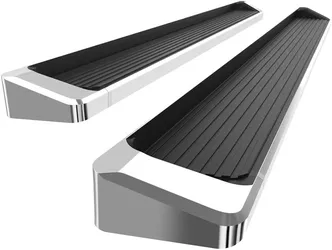6" Running Board Side Steps Bars Aluminum Silver For 2018-2023 Chevy Traverse