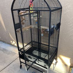 Large Bird Cage Like New 