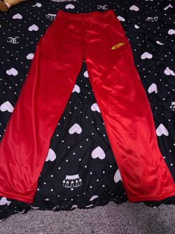 Vintage FMF Racing Red Track Pants – Men’s Size M – Motocross Y2K