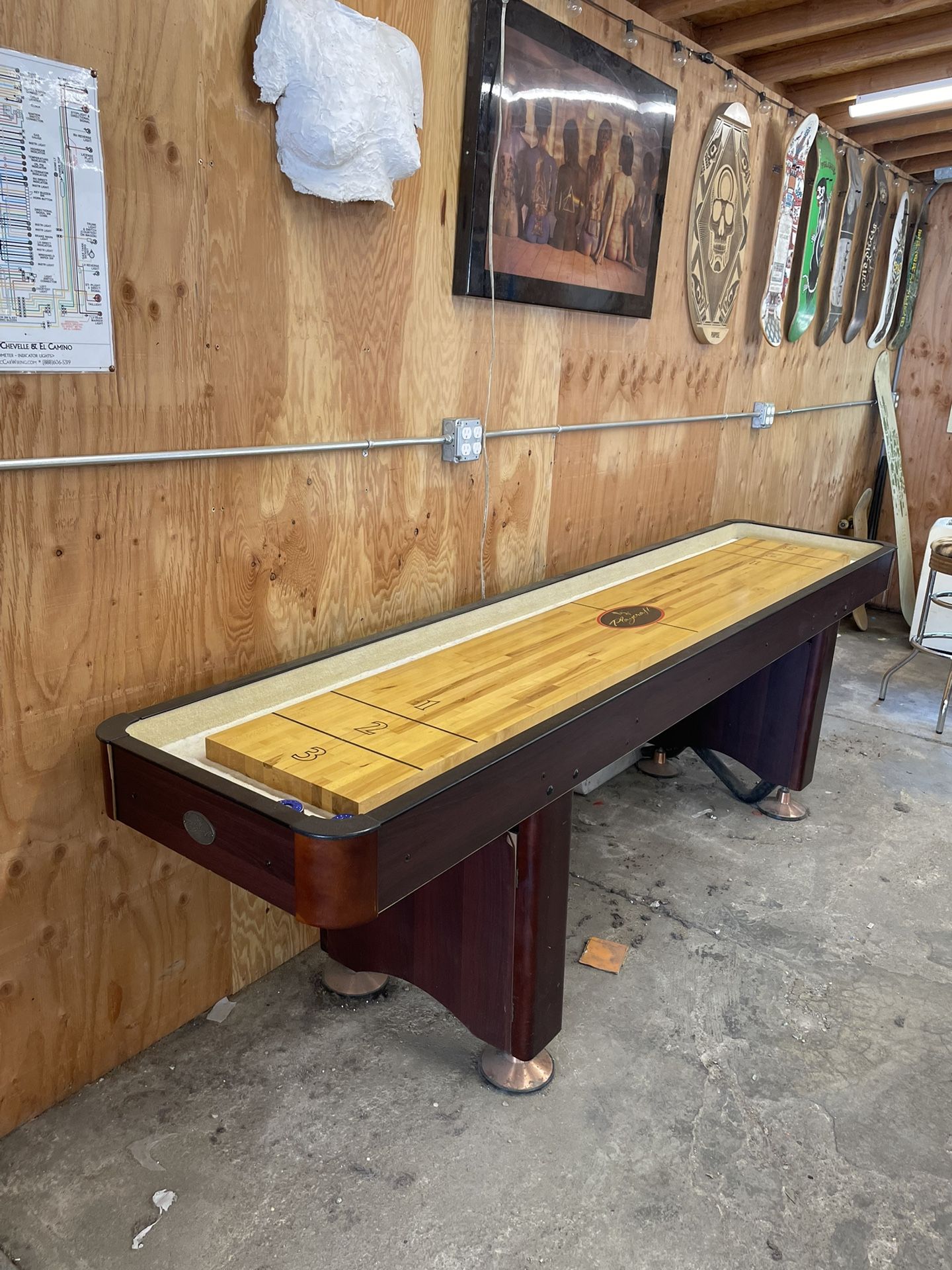Shuffleboard Table
