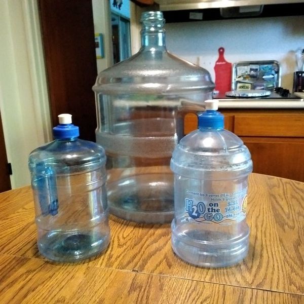 4 Gal Water Jug Plus 2 Small for Sale in Vista, CA OfferUp