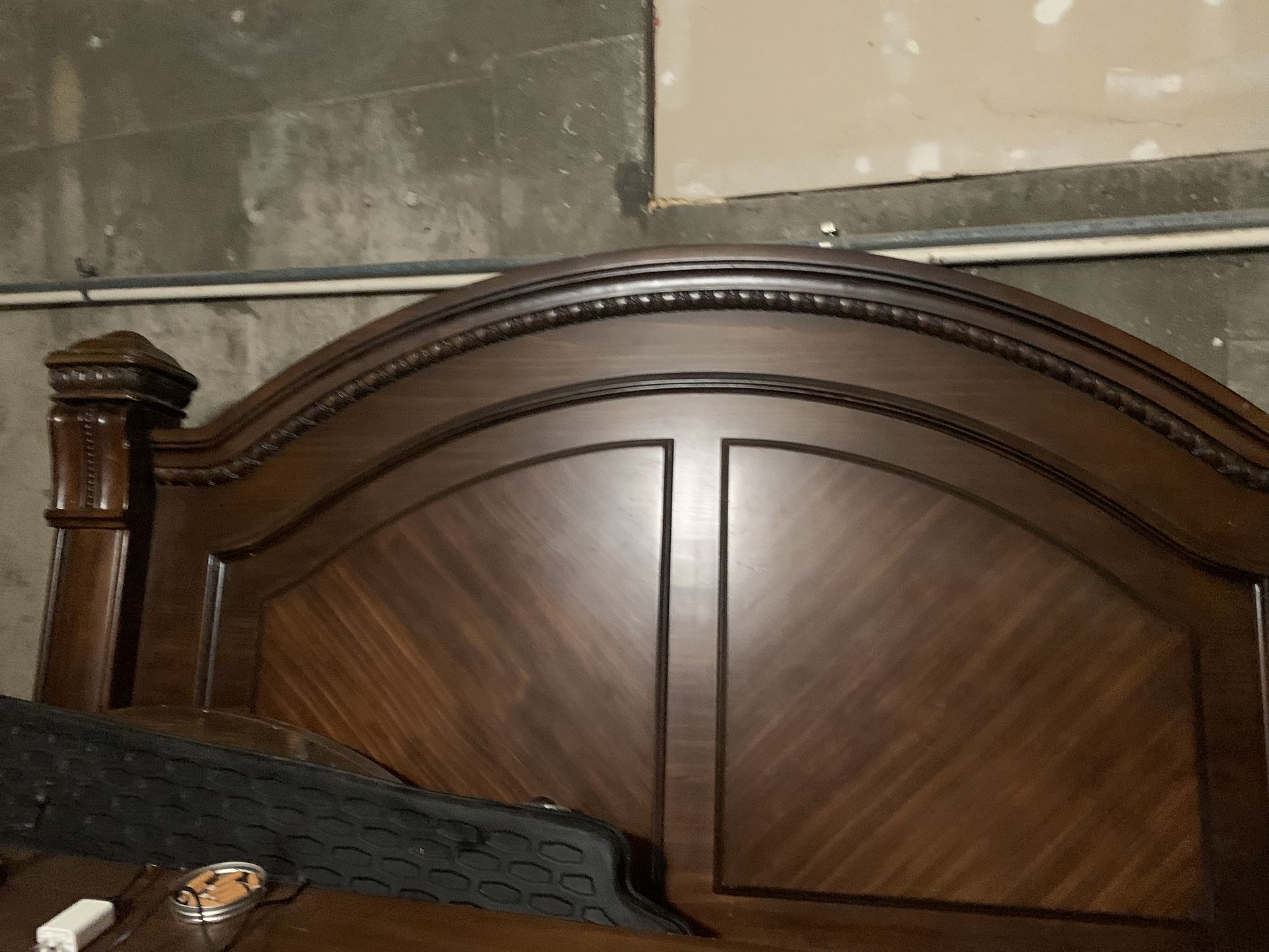 Heavy Duty Wood Bed Set