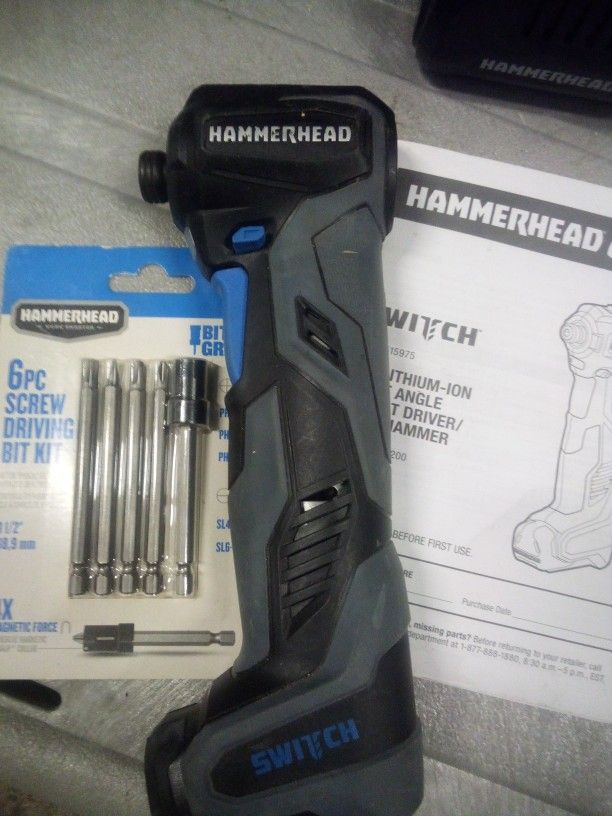 Hammer Head Impact Driver Cordless Drill Construction Tools Tool Ryobi DeWalt Makita Milwaukee