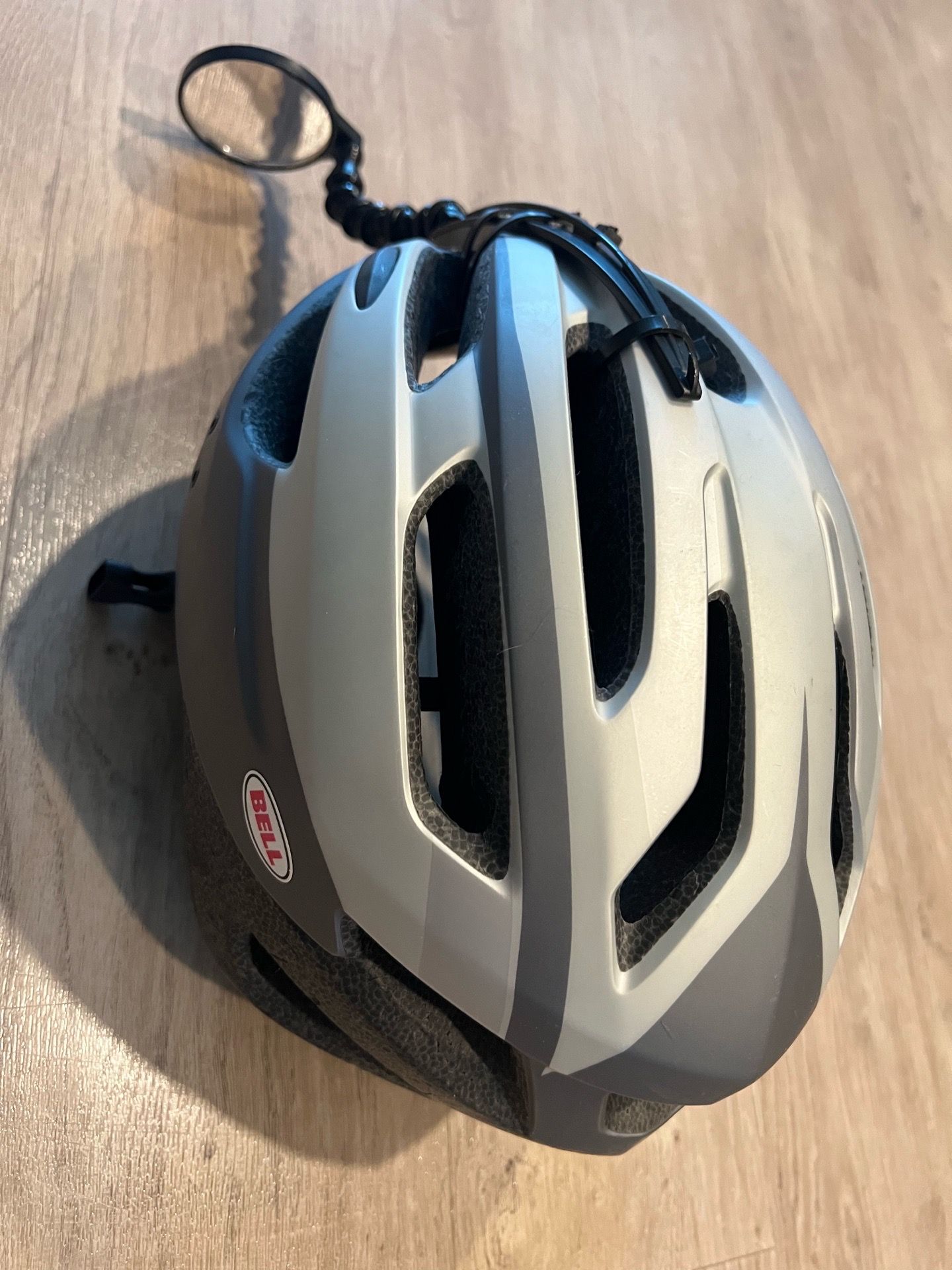 Bell Adult Bicycle Helmet with rear view mirror