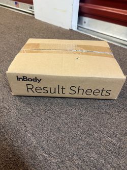InBody Result Sheets Box