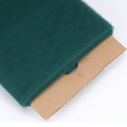 Hunter green tulle fabric