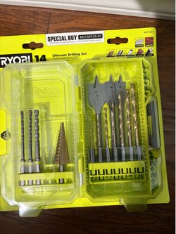 Ryobi 14 PC Ultimate Drilling Set